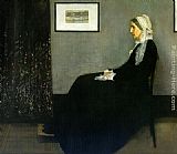 James Abbott McNeill Whistler Arrangement in Grey and Black Portrait of the Painter's Mother painting
